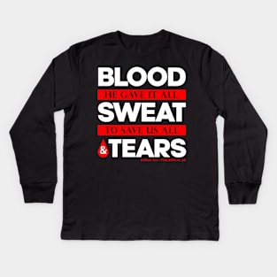 Blood Sweat Tears T-shirt Kids Long Sleeve T-Shirt